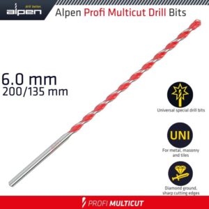 ALP72906#1.jpg. PROFI MULTICUT DRILL BIT 6 X 200MM